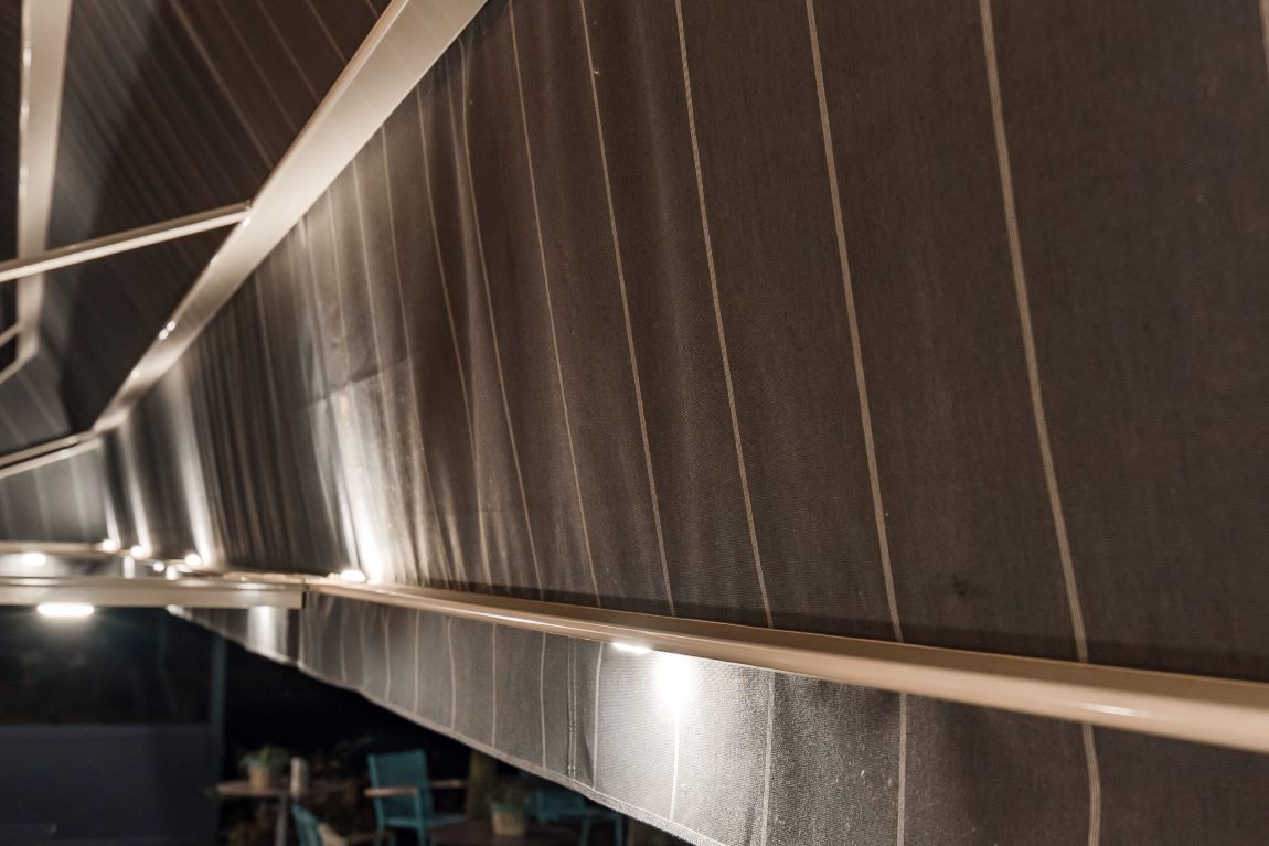 Schlappi aluminium markies met verlichting Heynen Mierlo